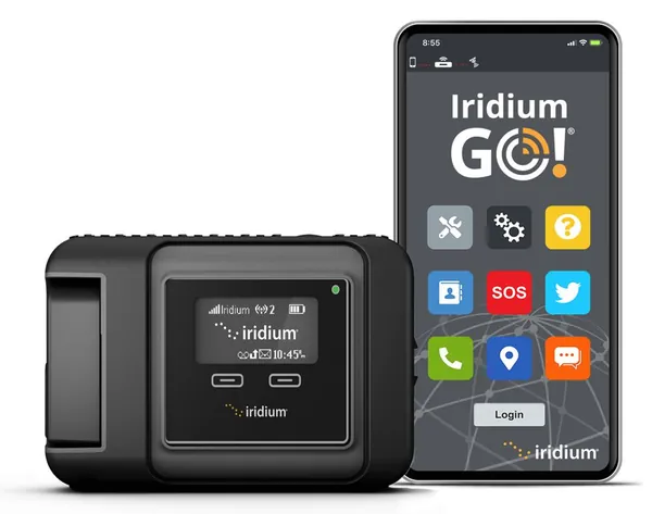 Iridium GO satellite hotspot